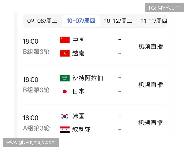 详细解析中国队世界杯预选赛赛程安排及积分排名变化趋势